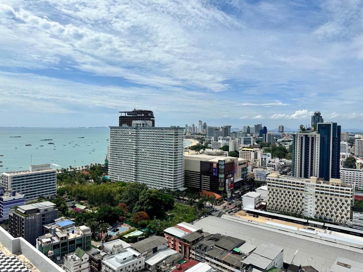 Best Location Condo With Swimming Pool, Gym, Sauna, Washing Mashine, Fast Internet In Central Of Pattaya Exteriör bild