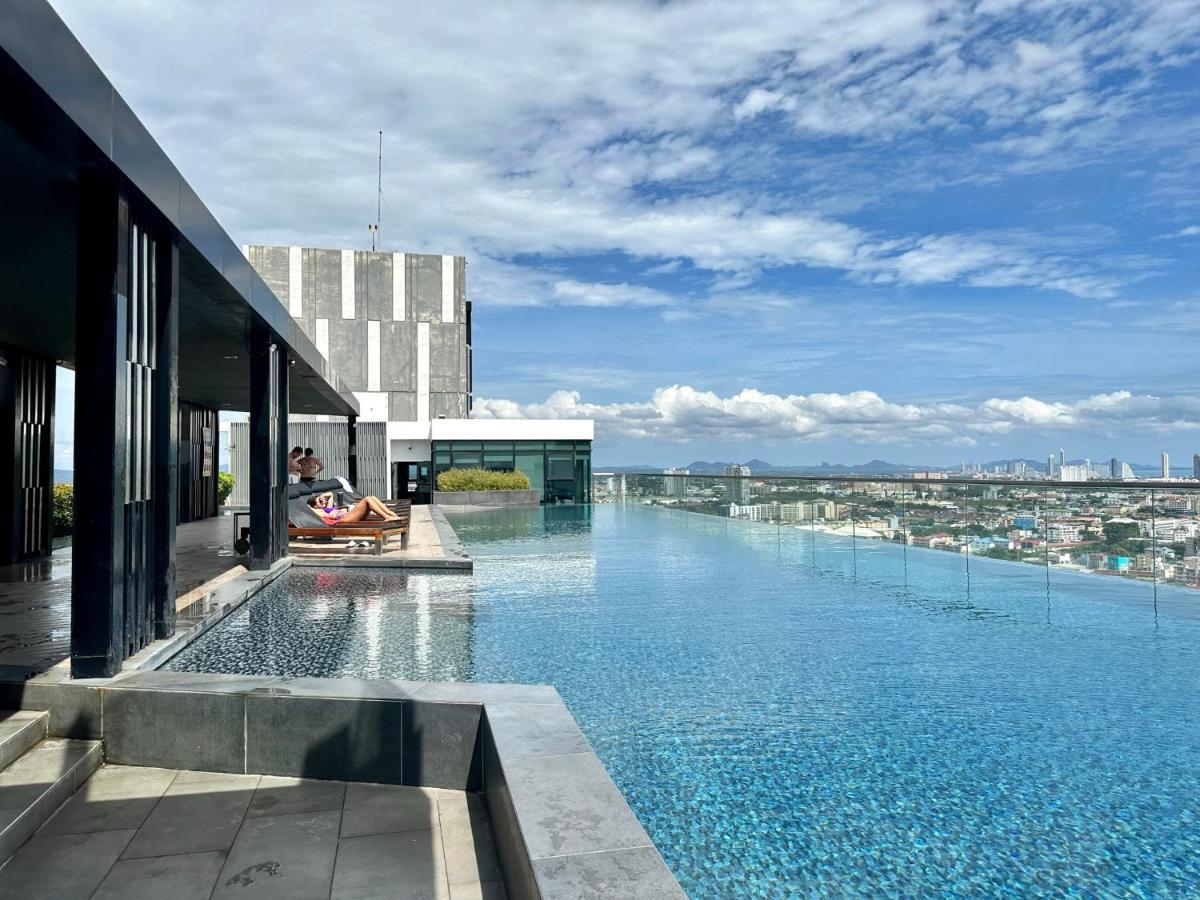 Best Location Condo With Swimming Pool, Gym, Sauna, Washing Mashine, Fast Internet In Central Of Pattaya Exteriör bild
