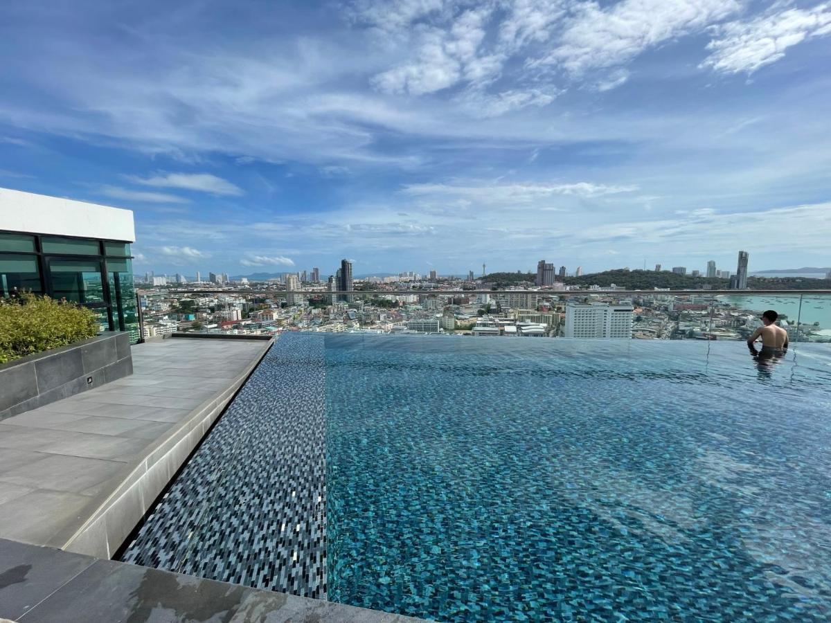 Best Location Condo With Swimming Pool, Gym, Sauna, Washing Mashine, Fast Internet In Central Of Pattaya Exteriör bild