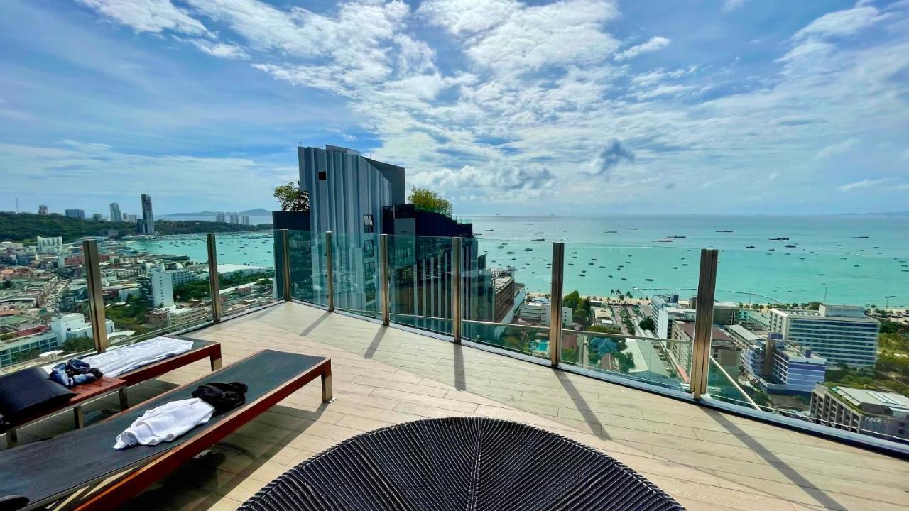 Best Location Condo With Swimming Pool, Gym, Sauna, Washing Mashine, Fast Internet In Central Of Pattaya Exteriör bild